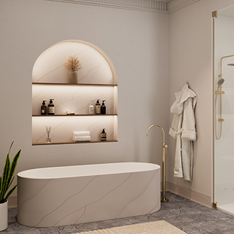 Calacatta Albero implementation preview